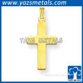 high quality gold cross pendant